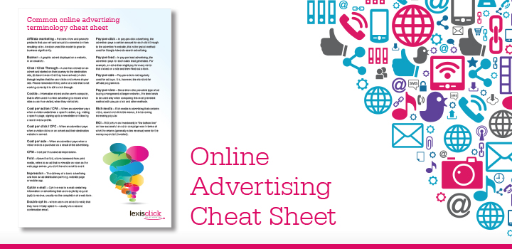 online advertising glossary and cheat sheet